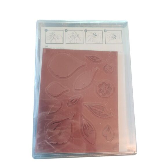 Stampin' Up! BUILD A BLOSSOM Stamp Set of‎ 121994 Floral Leaf Fall Spring - Picture 4 of 5